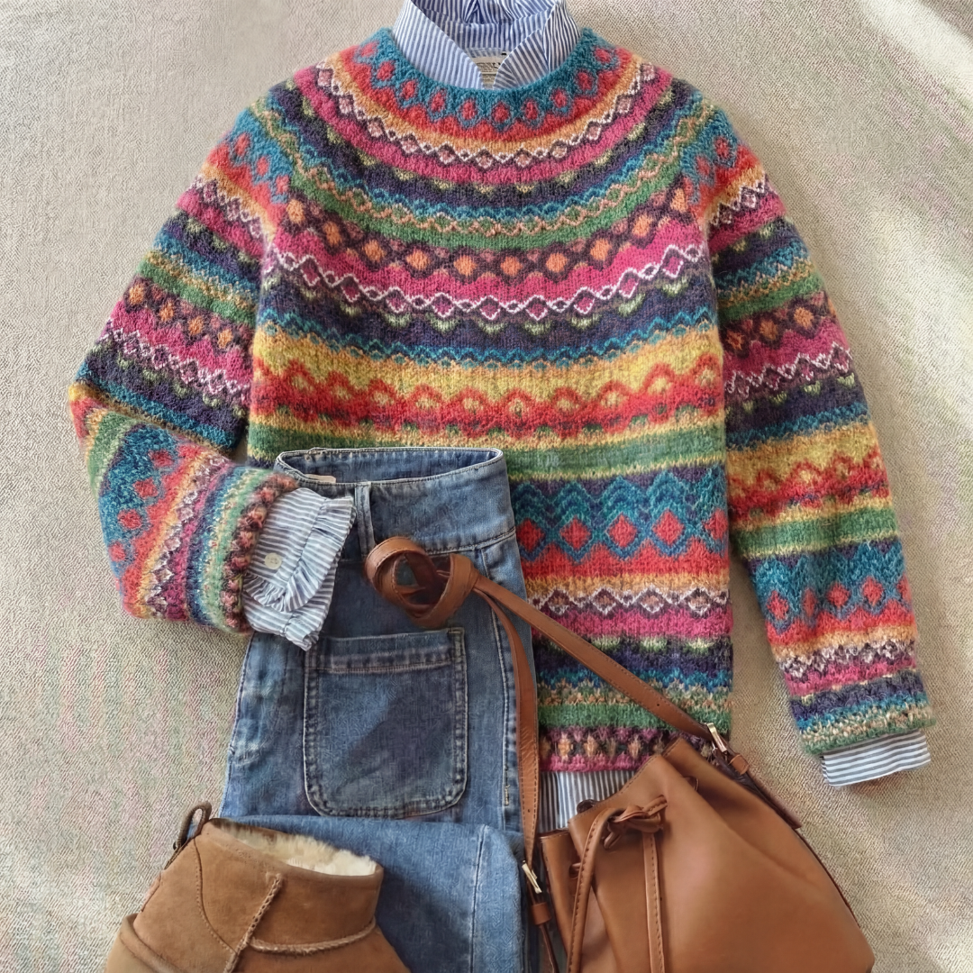 Leia | Heritage Nordic Knit Sweater
