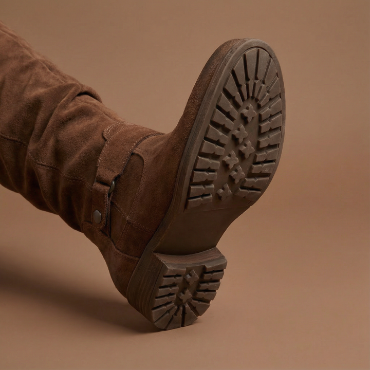 Lina | Comfortable and Warm Suede Effect Boots