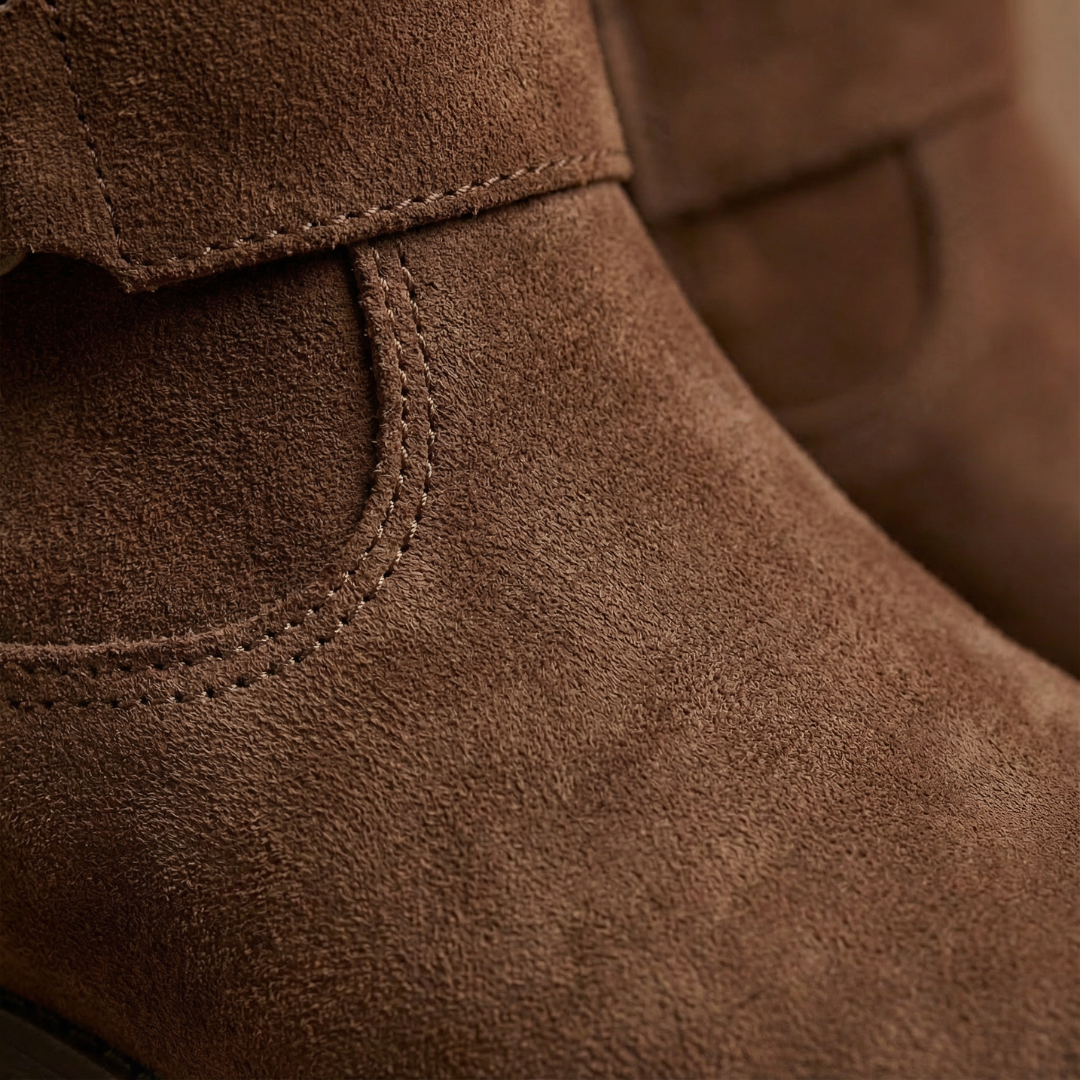 Lina | Comfortable and Warm Suede Effect Boots