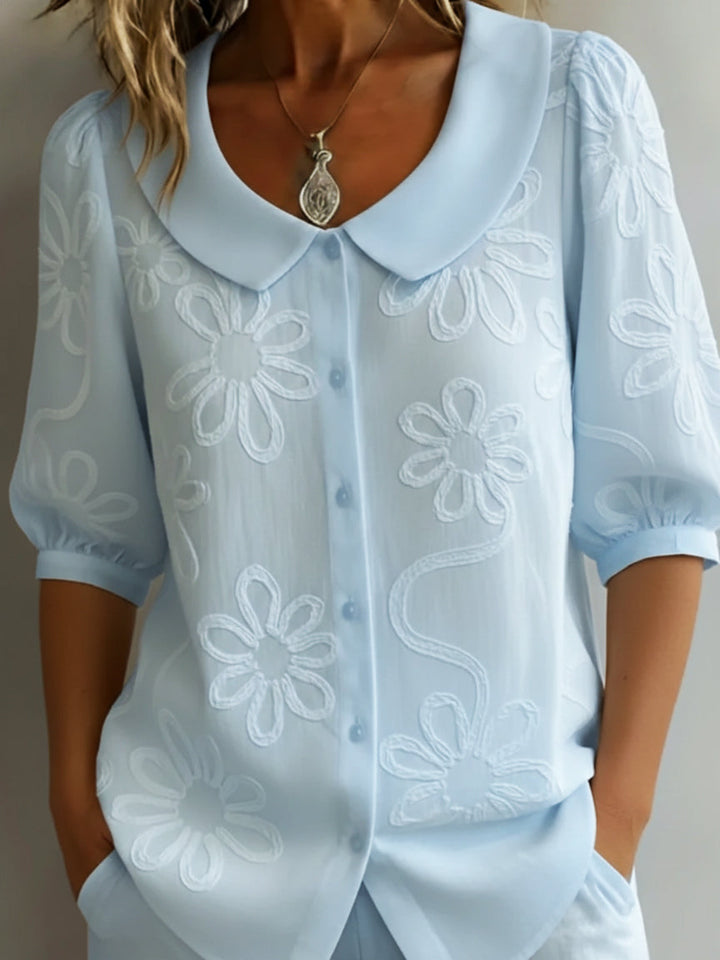 Celeste™ | Light Floral Blouse