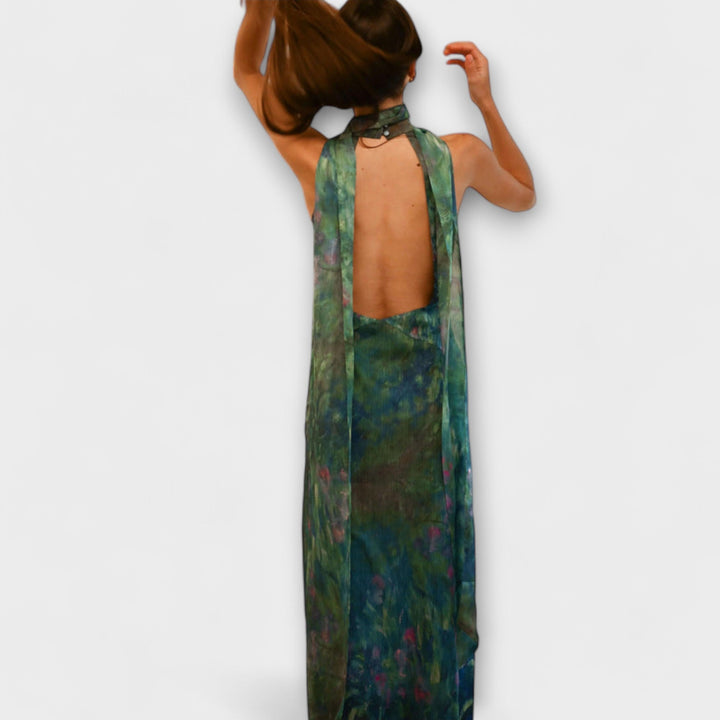 Maisie Monet Iris Print Maxi Dress