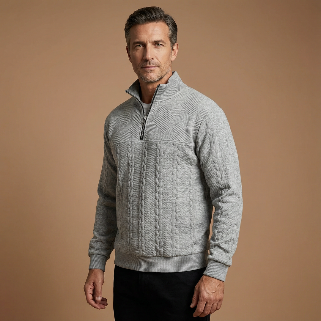 Alessandro™| trendy zip-up sweatshirt