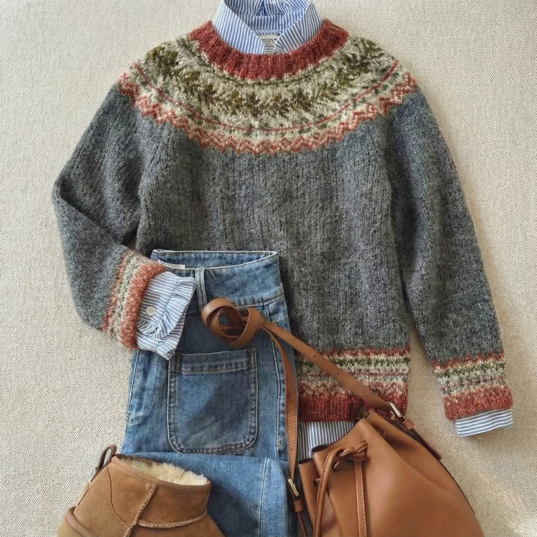 Vivian | Heritage Nordic Knit Sweater