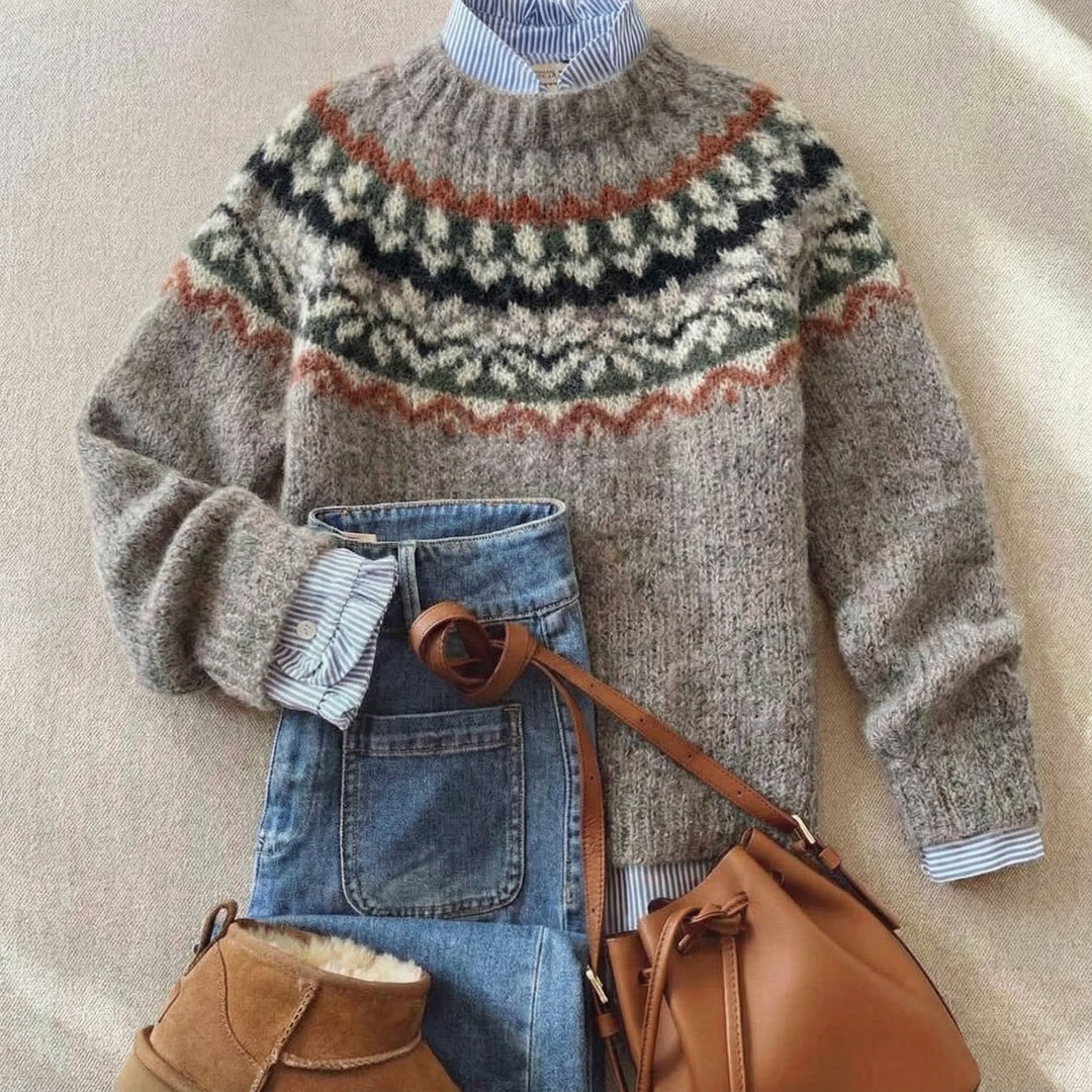 Marsha | Heritage Nordic Knit Sweater