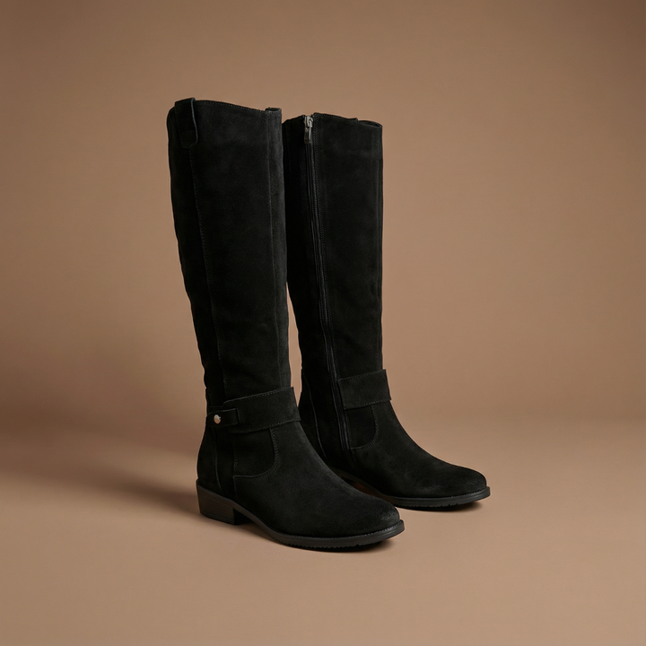 Lina | Comfortable and Warm Suede Effect Boots