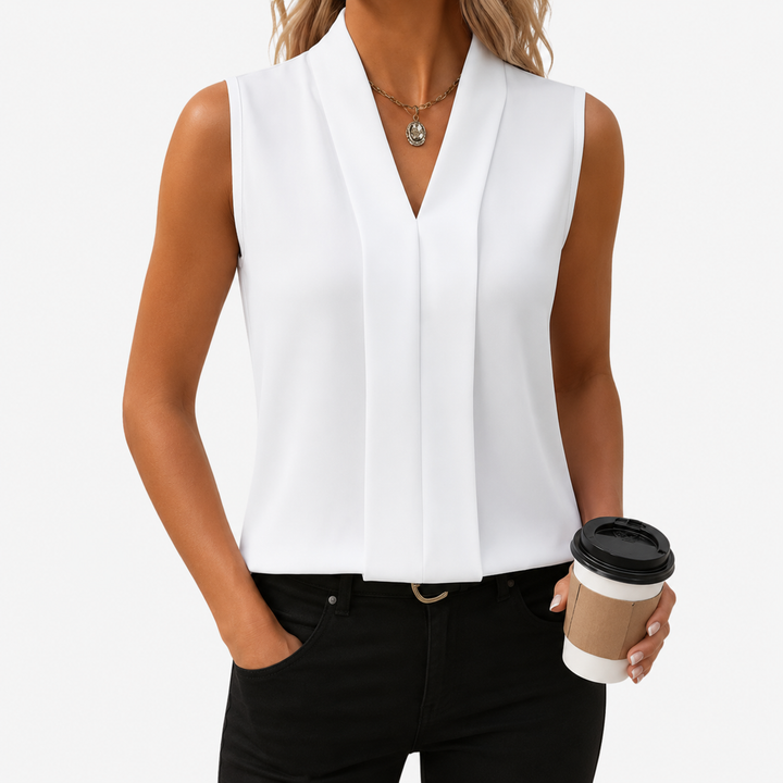 Adriana™ | Loose V-Neck Top