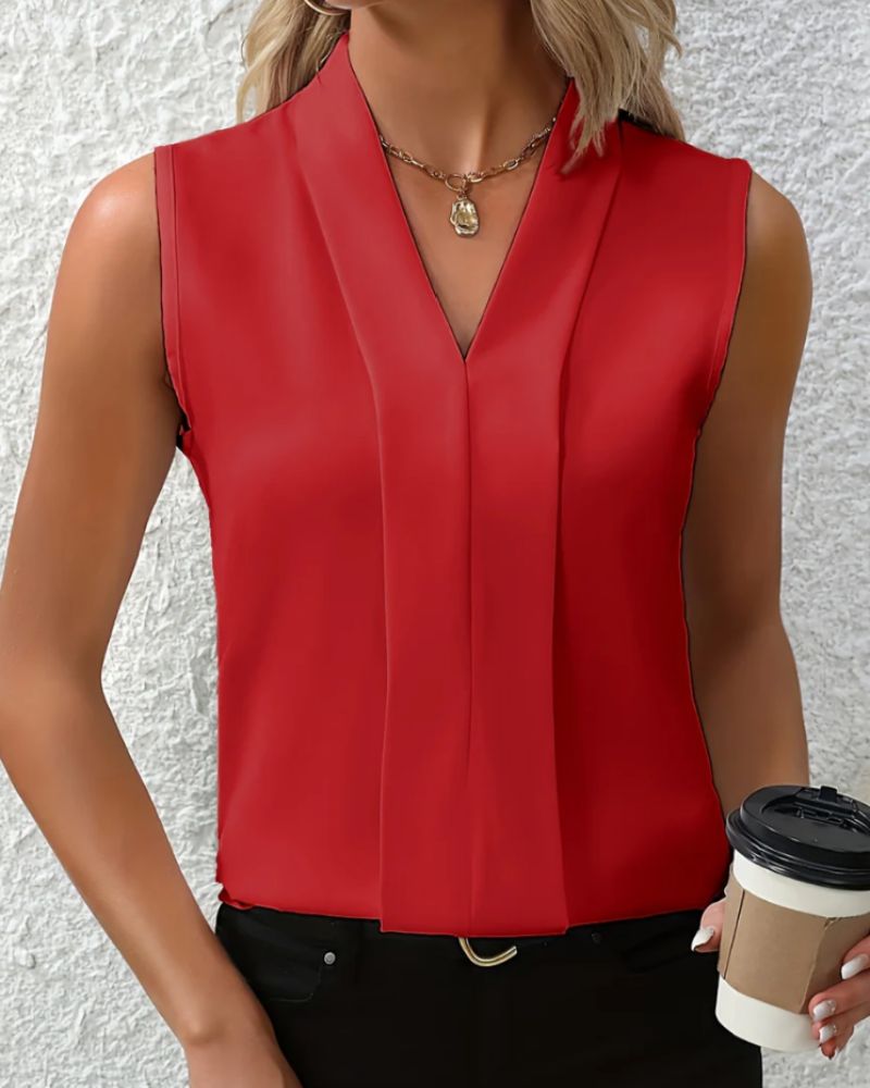 Adriana™ | Loose V-Neck Top