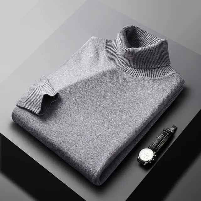 Lunori | cashmere turtleneck sweater Monte Carlo