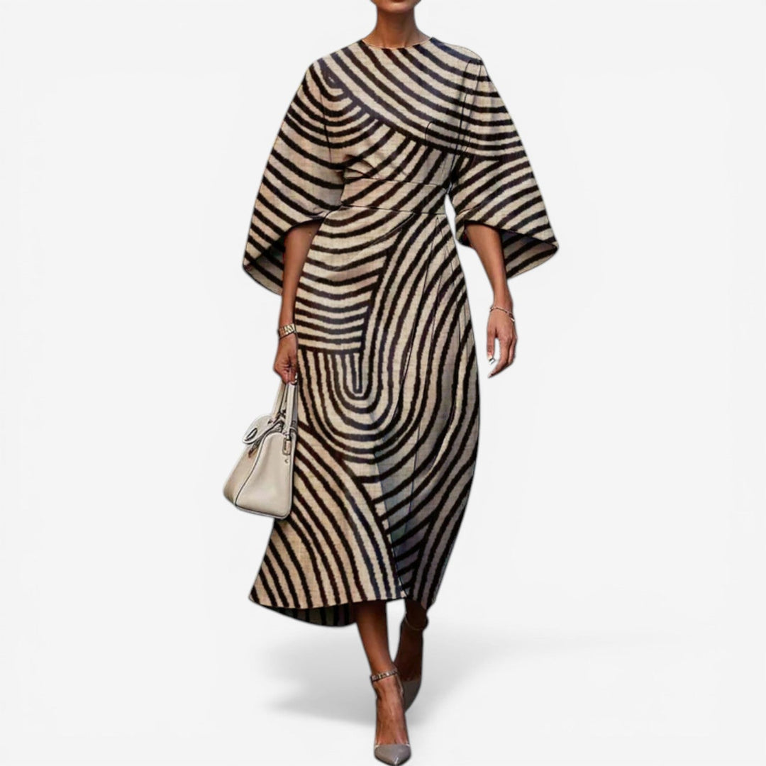 Zaquia | Printed Maxi Dress