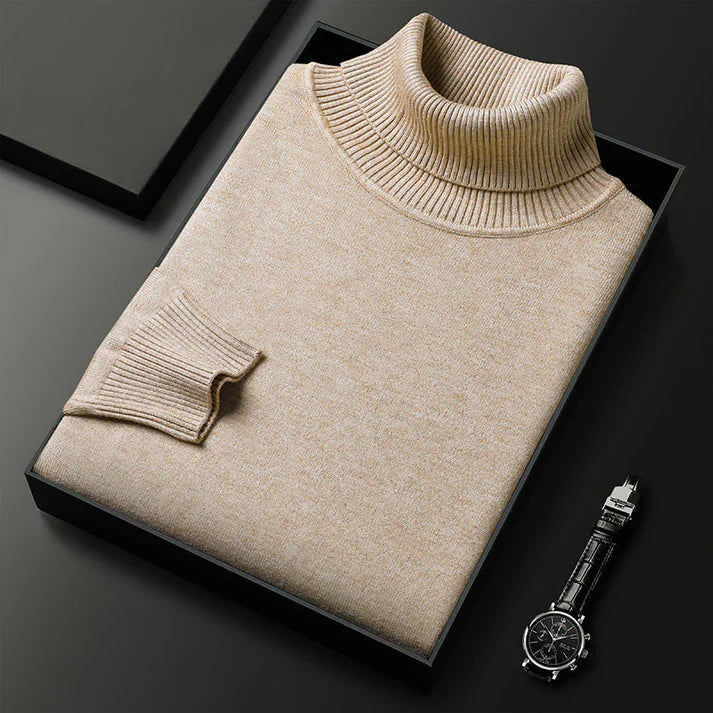 Lunori | cashmere turtleneck sweater Monte Carlo