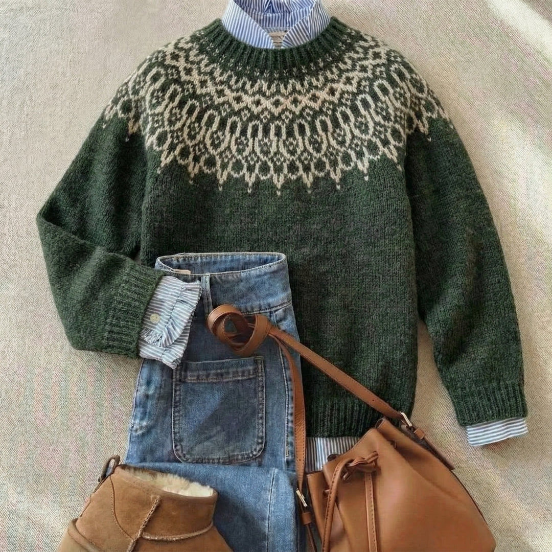 Malin | Heritage Nordic Knit Sweater