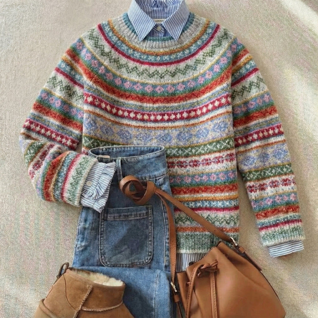 Riva | Heritage Nordic Knit Sweater