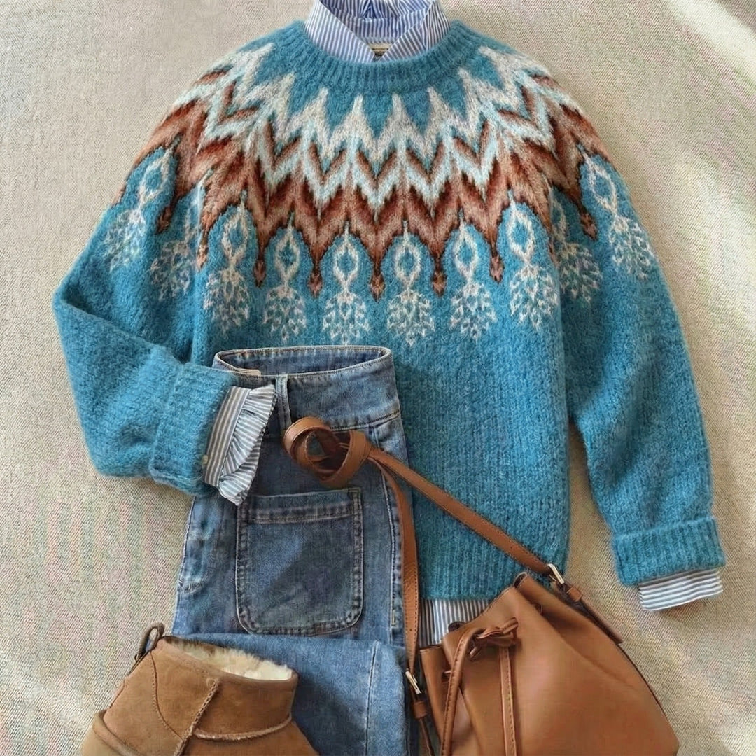 Maia | Heritage Nordic Knit Sweater