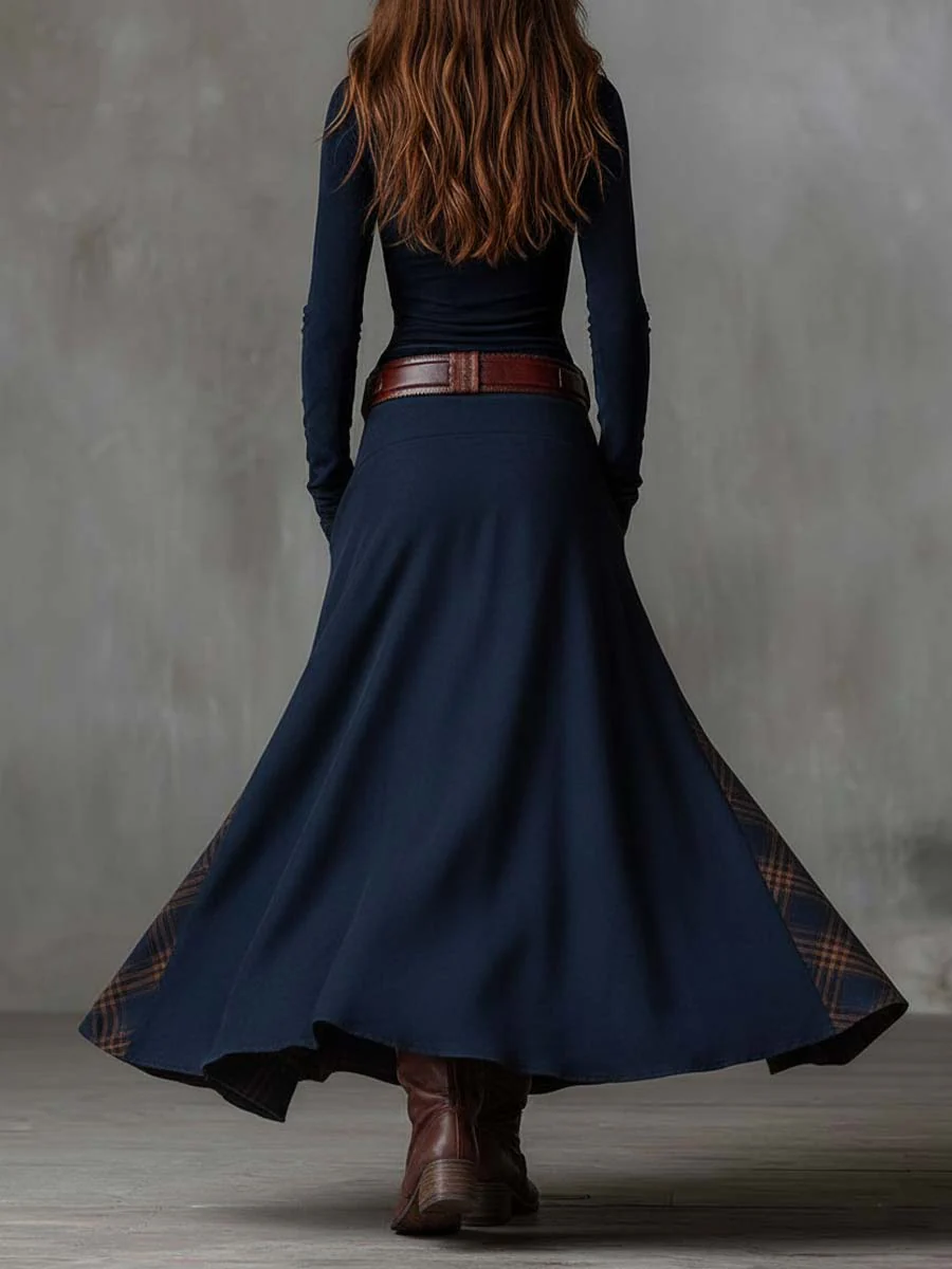 Michelle | Suede Maxi Dress