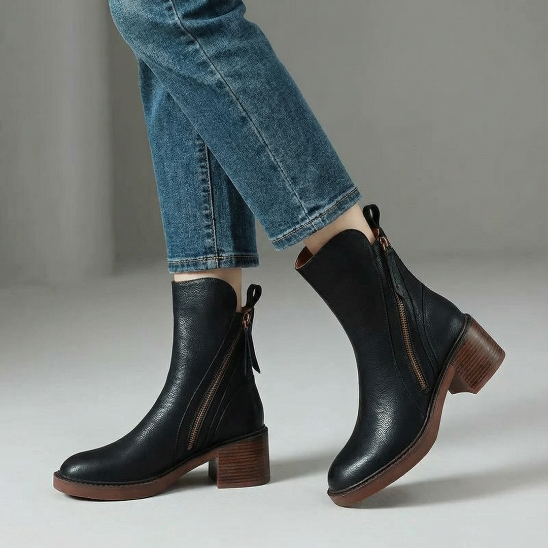 Elena | Elegant Comfort Ankle Boots