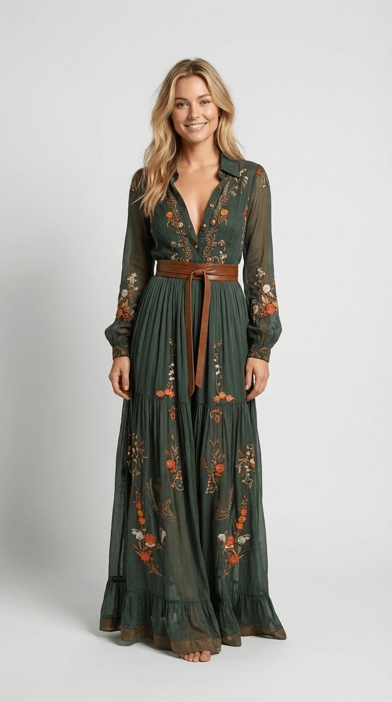 Camilla | Boho Maxi Dress