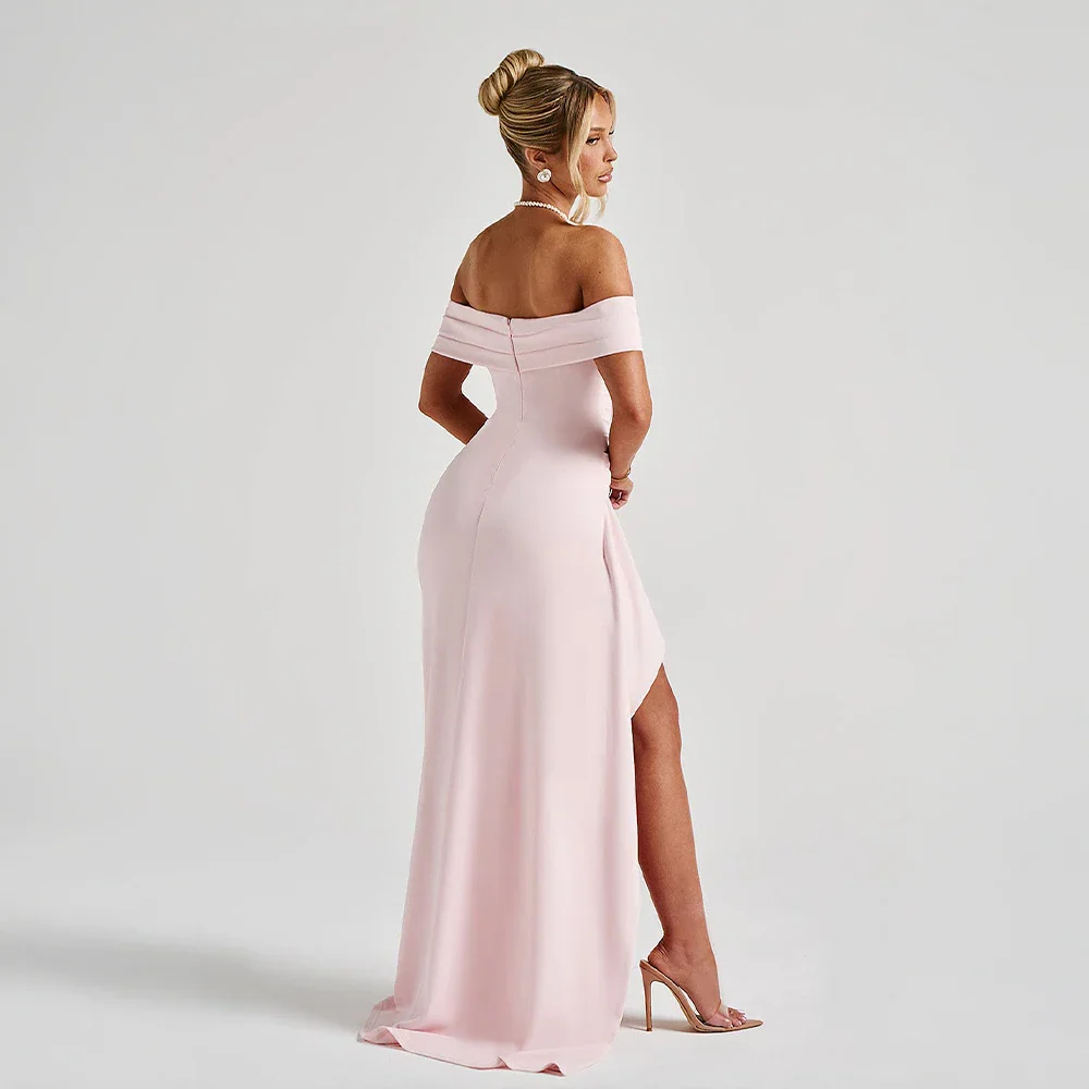 Celeste | Off-Shoulder Maxi Dress with Slit