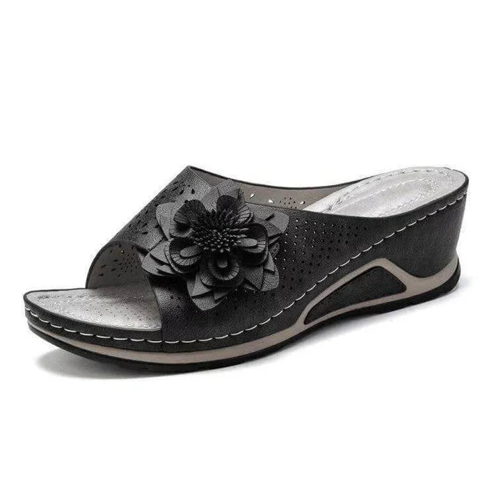 Soft Leather Orthopedic Sandals with Arch Support